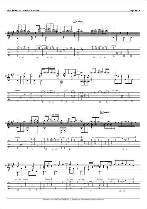 tommy-emmanuel：-questions-指弹吉它-吉他谱