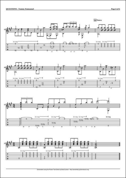 tommy-emmanuel：-questions-指弹吉它-吉他谱
