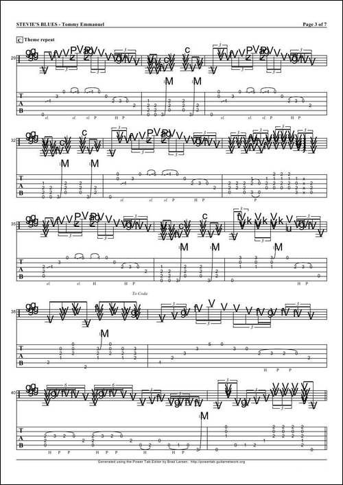 tommy-emmanuel：stevies-blues-指弹吉它-吉他谱