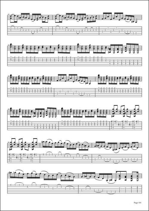 tommy-emmanuel：tall-fiddler-指弹吉它-吉他谱