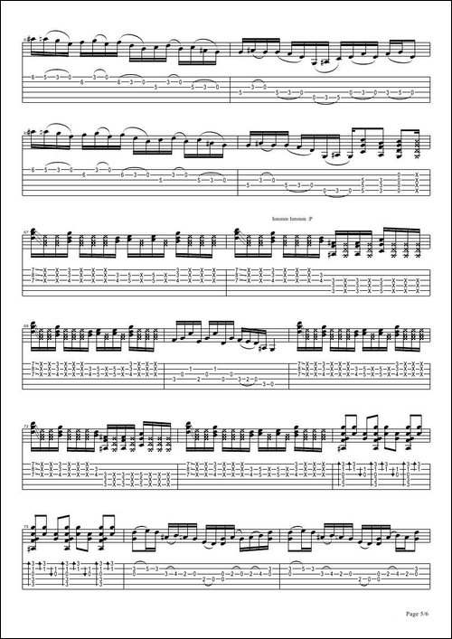 tommy-emmanuel：tall-fiddler-指弹吉它-吉他谱