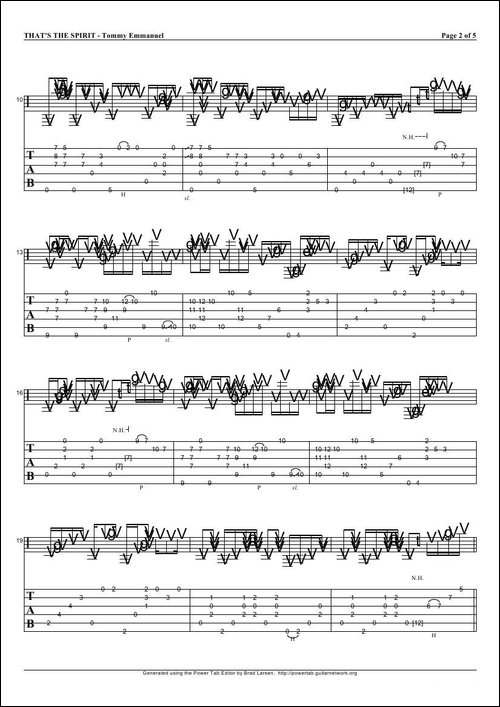 tommy-emmanuel：thats-the-spirit-指弹吉它-吉他谱