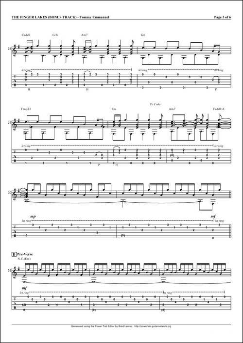 tommy-emmanuel：the-finger-lakes-指弹吉它-吉他谱