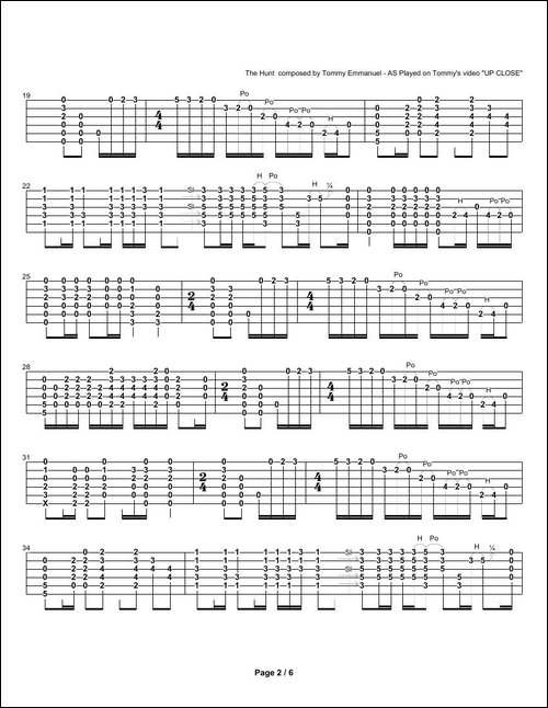 tommy-emmanuel：the-hunt-from-up-close-video-指弹吉它-吉他谱