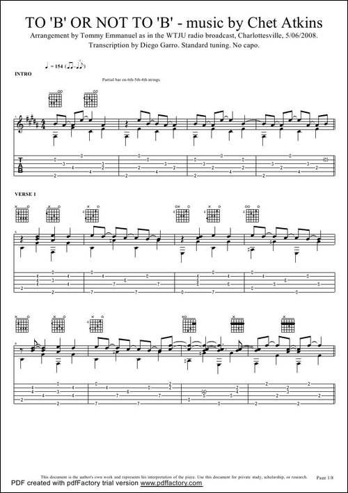 tommy-emmanuel：to-b-or-not-to-b-wtju-broadcast-version-指弹吉它-吉他谱