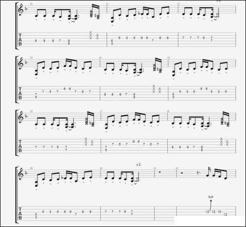 CNBLUE-《孤独啊》吉他谱一-吉他谱