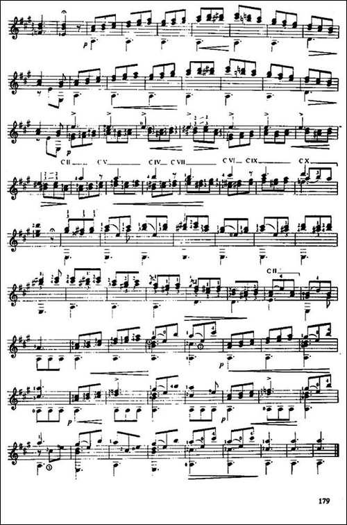 费尔南多·索尔-古典吉他练习曲-No.12-Op.6-No.6-吉他谱