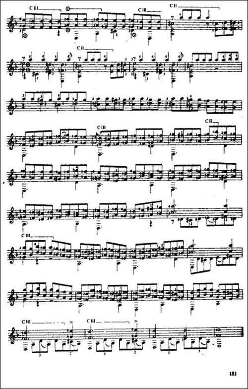 费尔南多·索尔-古典吉他练习曲-No.13-Op.6--No.9-吉他谱