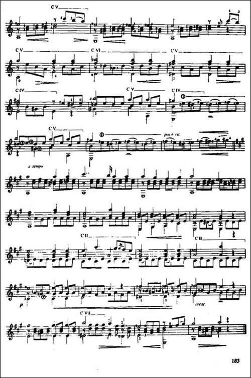 费尔南多·索尔-古典吉他练习曲-No.14-Op.6--No.12-吉他谱