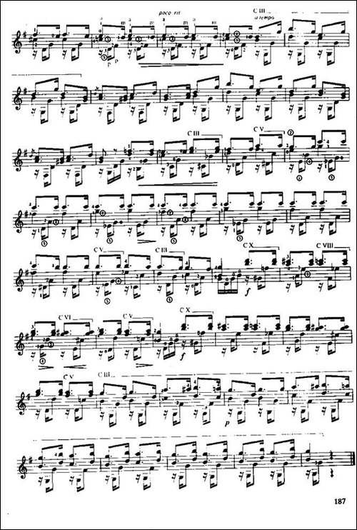 费尔南多·索尔-古典吉他练习曲-No.16-Op.29--No.23-吉他谱