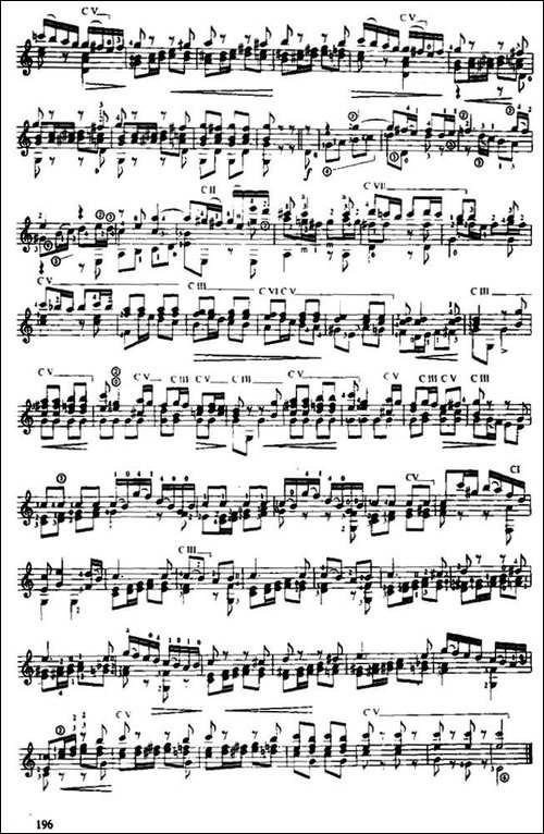 费尔南多·索尔-古典吉他练习曲-No.20-Op.29--No.17-吉他谱