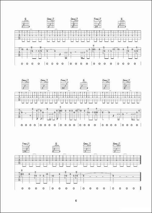 李白-李荣浩词曲、乐行者记谱版-吉他谱