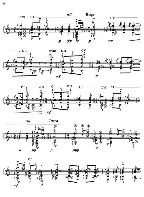 Joaquin-Rodrigo-Music-for-Guitar-罗德里戈吉他音乐P7-11-古典吉他-吉他谱