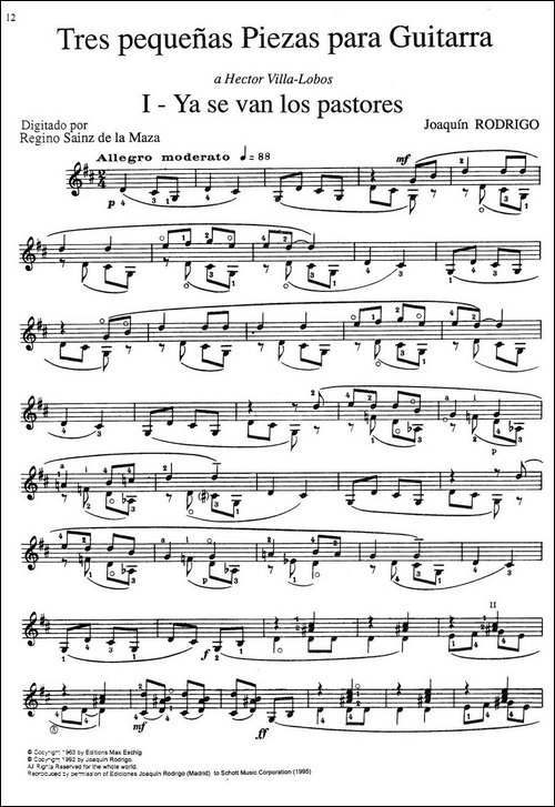 Joaquin-Rodrigo-Music-for-Guitar-罗德里戈吉他音乐P12-21-古典吉他-吉他谱