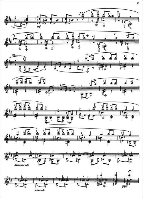 Joaquin-Rodrigo-Music-for-Guitar-罗德里戈吉他音乐P12-21-古典吉他-吉他谱