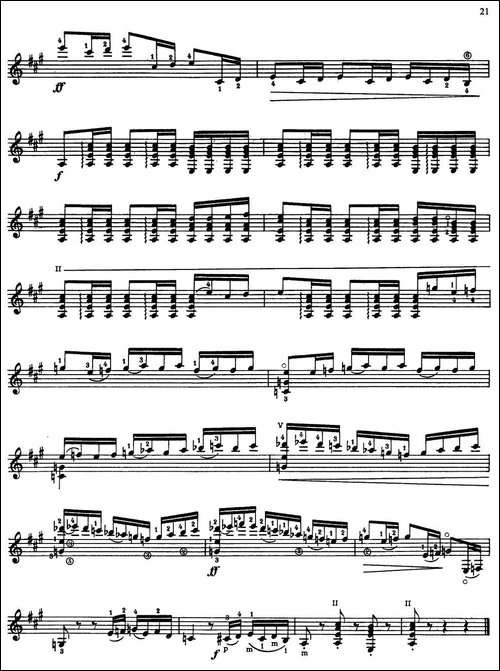 Joaquin-Rodrigo-Music-for-Guitar-罗德里戈吉他音乐P12-21-古典吉他-吉他谱