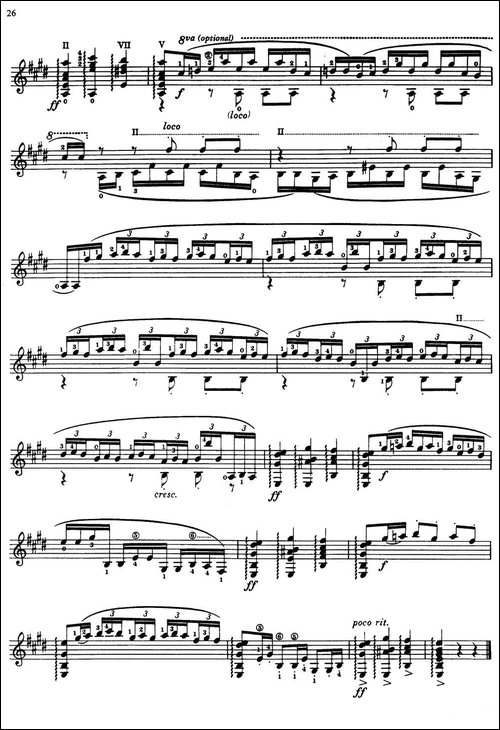 Joaquin-Rodrigo-Music-for-Guitar-罗德里戈吉他音乐P22-35-古典吉他-吉他谱