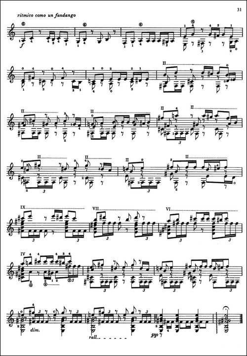 Joaquin-Rodrigo-Music-for-Guitar-罗德里戈吉他音乐P22-35-古典吉他-吉他谱