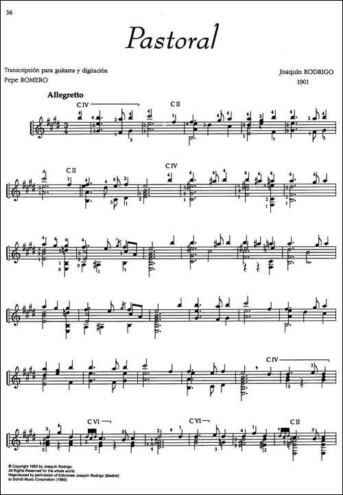 Joaquin-Rodrigo-Music-for-Guitar-罗德里戈吉他音乐P36-37-古典吉他-吉他谱
