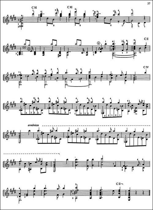 Joaquin-Rodrigo-Music-for-Guitar-罗德里戈吉他音乐P36-37-古典吉他-吉他谱