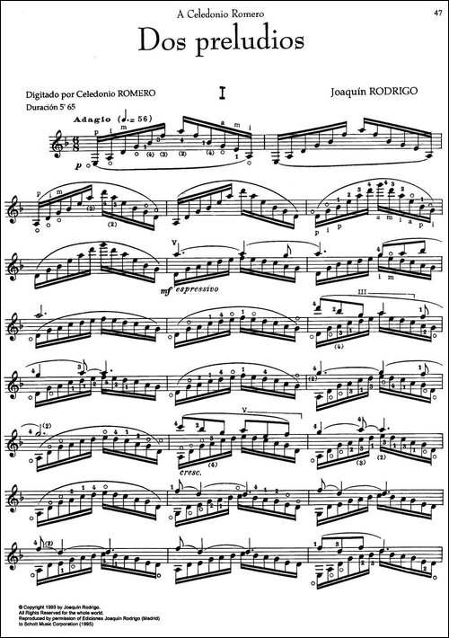 Joaquin-Rodrigo-Music-for-Guitar-罗德里戈吉他音乐P47-53-古典吉他-吉他谱
