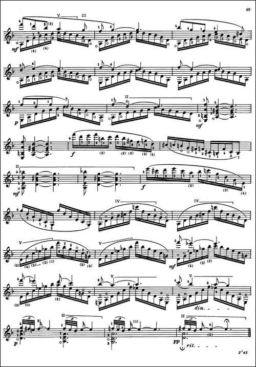 Joaquin-Rodrigo-Music-for-Guitar-罗德里戈吉他音乐P47-53-古典吉他-吉他谱