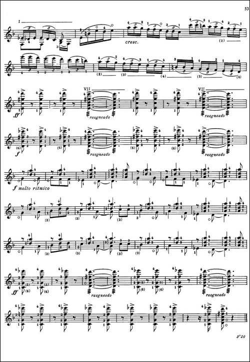 Joaquin-Rodrigo-Music-for-Guitar-罗德里戈吉他音乐P47-53-古典吉他-吉他谱