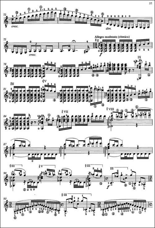 Joaquin-Rodrigo-Music-for-Guitar-罗德里戈吉他音乐P54-60-古典吉他-吉他谱