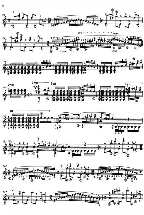 Joaquin-Rodrigo-Music-for-Guitar-罗德里戈吉他音乐P54-60-古典吉他-吉他谱