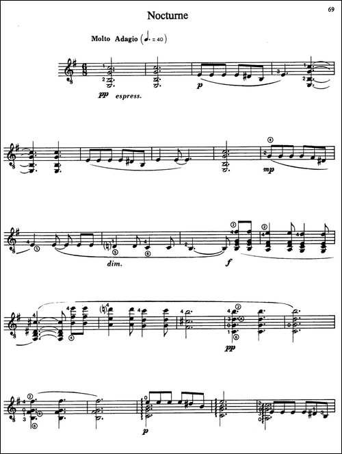 Joaquin-Rodrigo-Music-for-Guitar-罗德里戈吉他音乐P69-79-古典吉他-吉他谱
