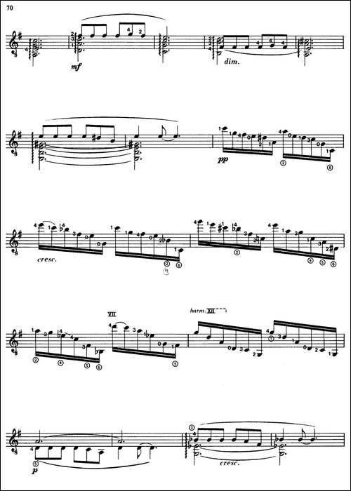 Joaquin-Rodrigo-Music-for-Guitar-罗德里戈吉他音乐P69-79-古典吉他-吉他谱
