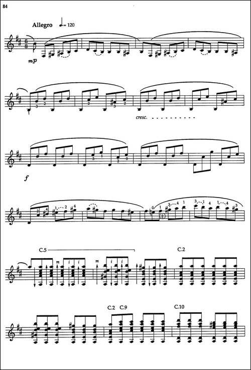 Joaquin-Rodrigo-Music-for-Guitar-罗德里戈吉他音乐P80-89-古典吉他-吉他谱