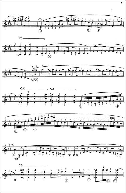 Joaquin-Rodrigo-Music-for-Guitar-罗德里戈吉他音乐P90-94-古典吉他-吉他谱