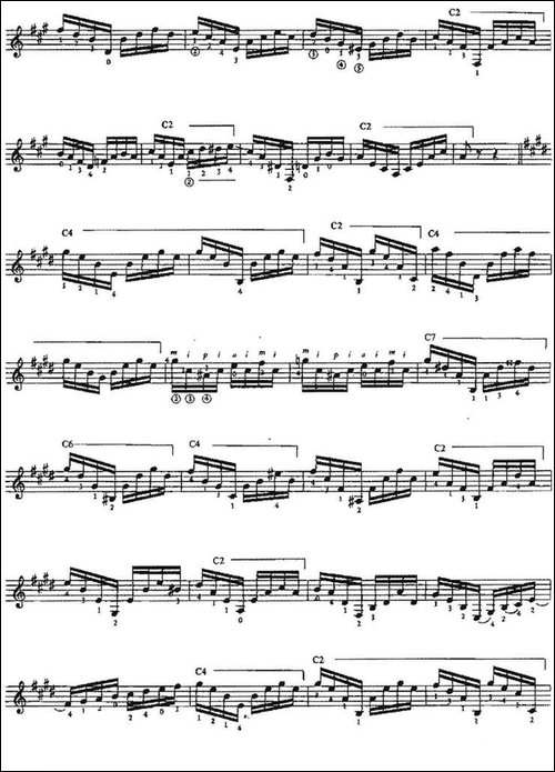 Estudio-de-Concierto-古典吉他-吉他谱
