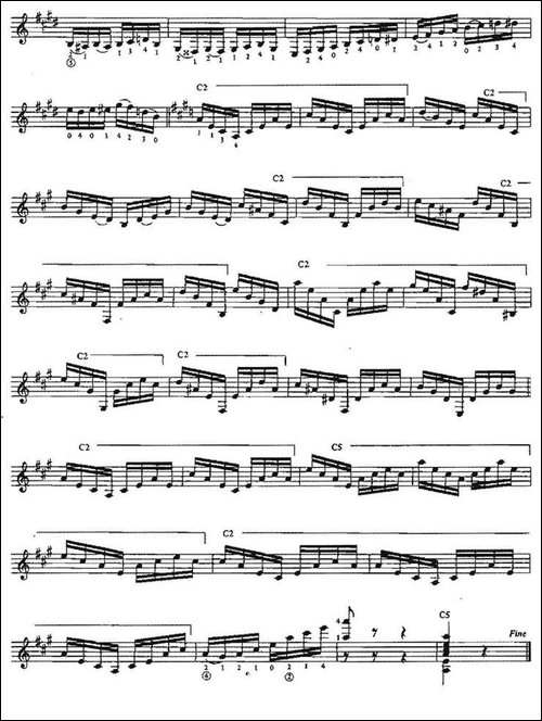 Estudio-de-Concierto-古典吉他-吉他谱