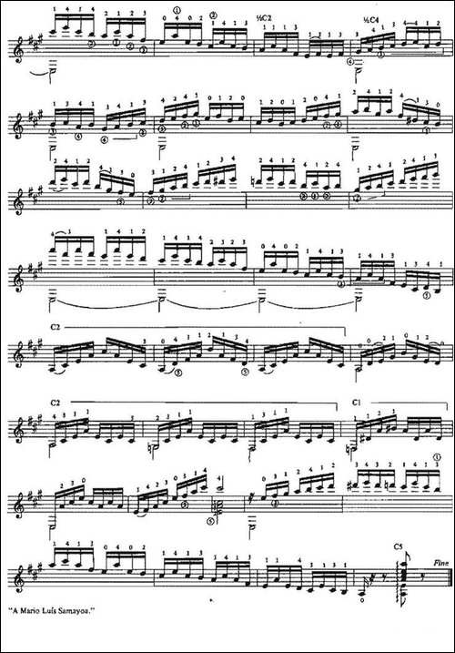Estudio-古典吉他-吉他谱