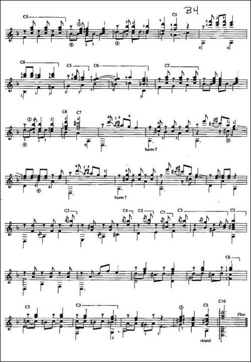 Aire-de-Zamba-古典吉他-吉他谱