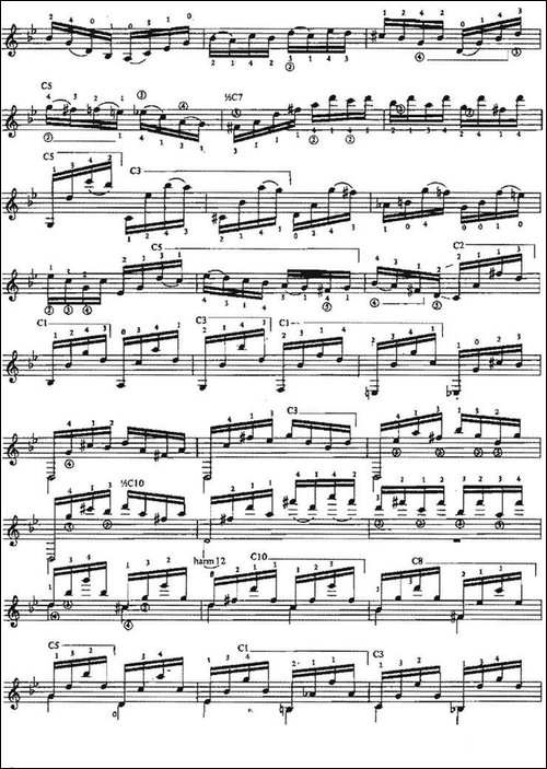 Preludio-op.5no.1-古典吉他-吉他谱