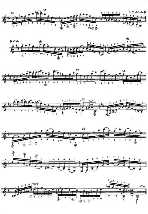 Arabescos-Estudio-No.4-古典吉他-吉他谱