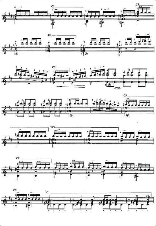 Alegro-Sinfonico-古典吉他-吉他谱