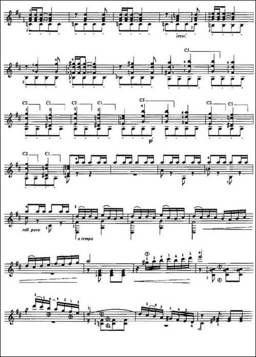 Alegro-Sinfonico-古典吉他-吉他谱