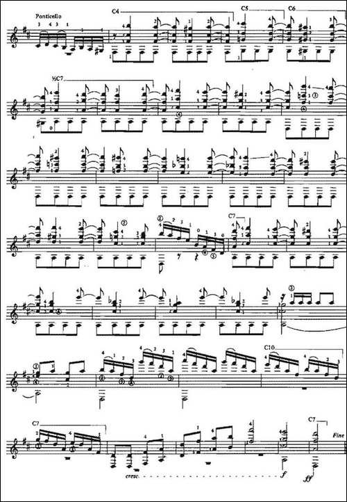 Alegro-Sinfonico-古典吉他-吉他谱