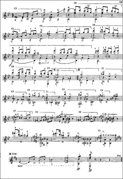 Pais-de-Abanico-古典吉他-吉他谱