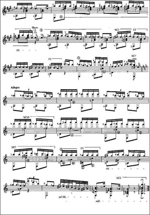 Divagacion-古典吉他-吉他谱