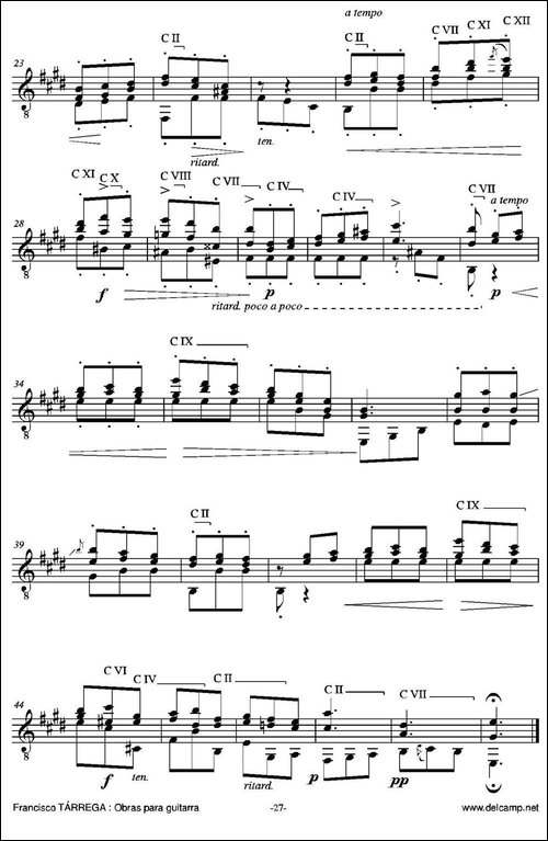 PRELUDIO-NUMERO-4-古典吉他-吉他谱