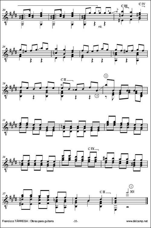 ESTUDIO-Sobre-un-tema-de-Giuseppe-Verdi-古典吉他-吉他谱