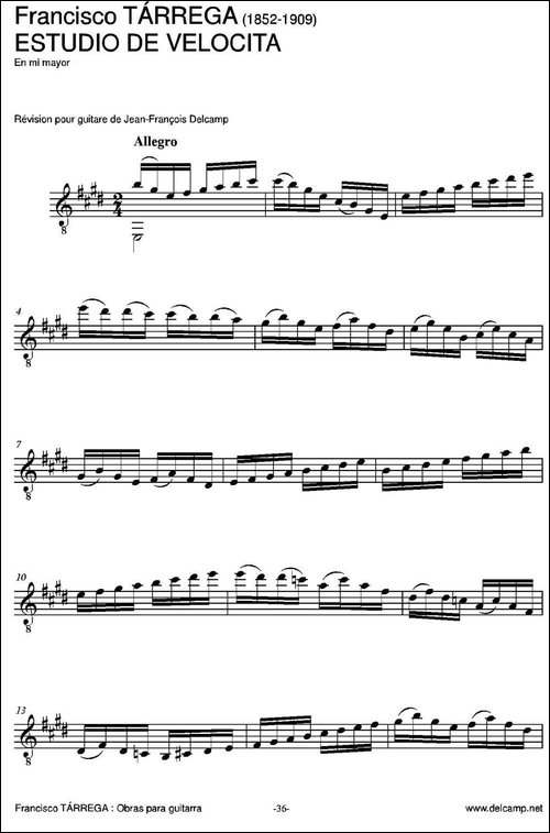 ESTUDIO-DE-VELOCITA-En-mi-mayor-古典吉他-吉他谱