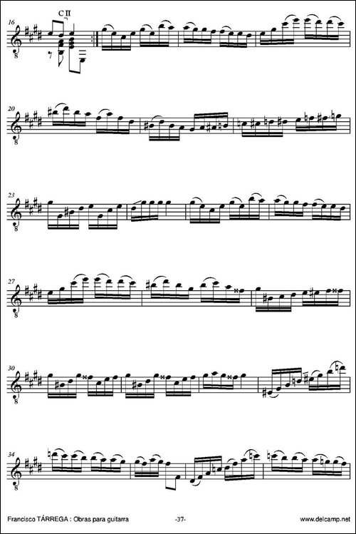 ESTUDIO-DE-VELOCITA-En-mi-mayor-古典吉他-吉他谱
