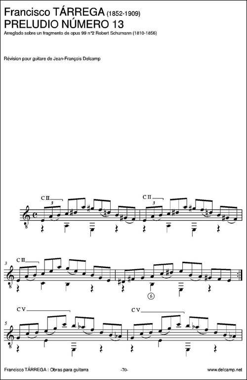 PRELUDIO-NUMERO-13-Arreglado-sobre-un-fragmento-de-opus-99-n2-Rober-吉他谱