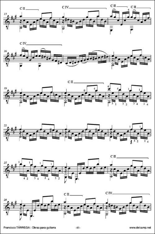 ESTUDIO-BRILLANTE-Arreglado-sobre-un-tema-de-Jean-Delphin-Alard-古-吉他谱